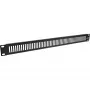 InLine 19 inch blindplaat geperforeerd, 1HE, RAL 9005 zwart