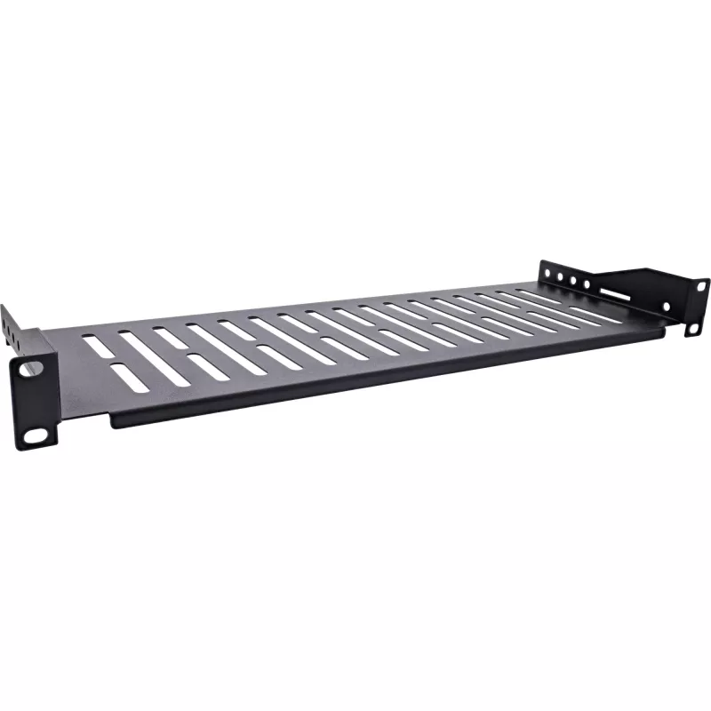 InLine 19 inch legbord, 150 mm, 10 kg, 1U, RAL 9005 zwart