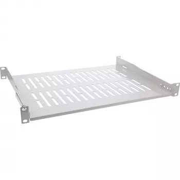 InLine 19 inch legbord, 350 mm, 50 kg, 1U, RAL 7035 grijs