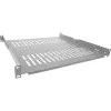 InLine 19-inch legbord, 450 mm, 50 kg, 1HE, RAL 7035 grijs