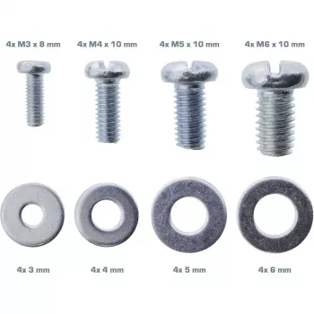 InLine schroevenset 32-delig voor beamerbeugels