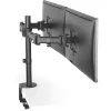 InLine desktopbeugel, voor 2x TFT/LCD/LED tot 68 cm (27 inch), max. 2x8 kg