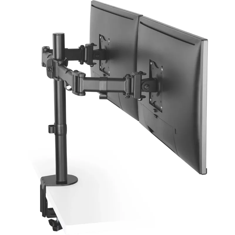 InLine desktopbeugel, voor 2x TFT/LCD/LED tot 68 cm (27 inch), max. 2x8 kg
