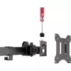 InLine bureaubeugel voor 3x tv / LED / TFT-display tot 81cm 32 inch max. 7kg