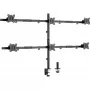 InLine tafelbeugel voor 6x tv / LED / TFT-display tot 81cm 32 inch max. 7kg zwart