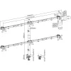 InLine tafelbeugel voor 6x tv / LED / TFT-display tot 81cm 32 inch max. 7kg zwart
