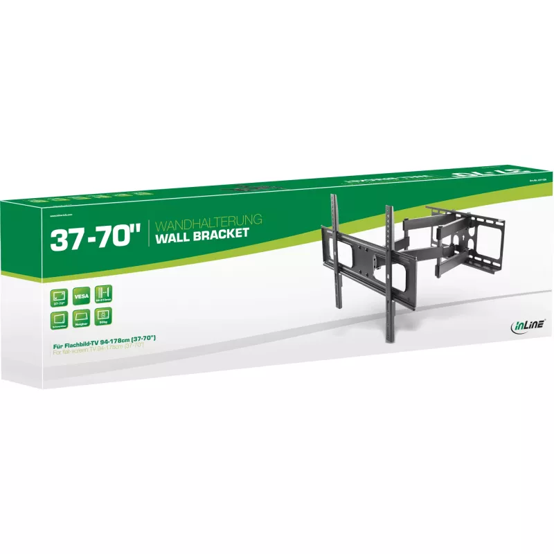 InLine wandbeugel voor display 94-178cm 37-70 inch max. 50kg
