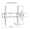 Wandbeugel InLine Basic 23113A voor flatscreen-tv 32-55 inch