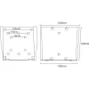 InLine wandbeugel voor TFT 33-69 cm 13-27 inch max. 30 kg