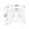 InLine wandbeugel voor TFT 58-107cm 23 - 42 inch max. 30kg