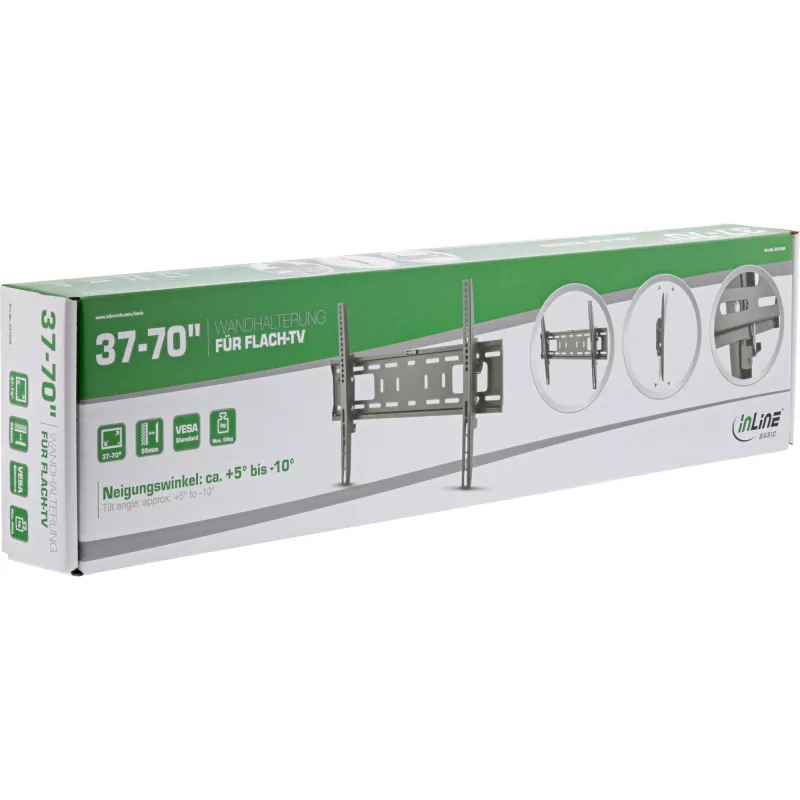 Wandbeugel InLine Basic 23120A voor flatscreen-tv 37-70 inch