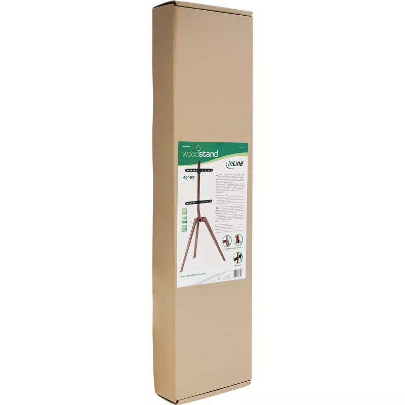 InLine woodstand tv-standaard, statief, voor displays 45 inch–65 inch (114–165 cm), max. 40 kg