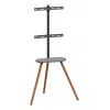 TV-voet InLine 23133W voor 43–65 inch schermen met plank, vrijstaande drager
