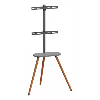TV-voet InLine 23133W voor 43–65 inch schermen met plank, vrijstaande drager