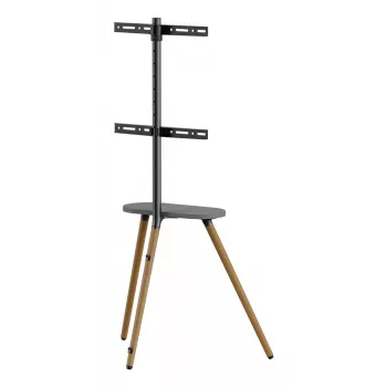 TV-voet InLine 23133W voor 43–65 inch schermen met plank, vrijstaande drager
