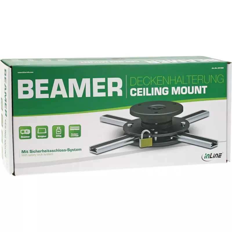 InLine wandhouder projector / beamer max. 20 kg