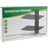 InLine wandhouder, voor dvd, Blu-ray, sat-ontvanger, max. 8 kg, zwart