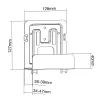 Passieve houder InLine 23152B voor mediastreamingbox 26-39 mm