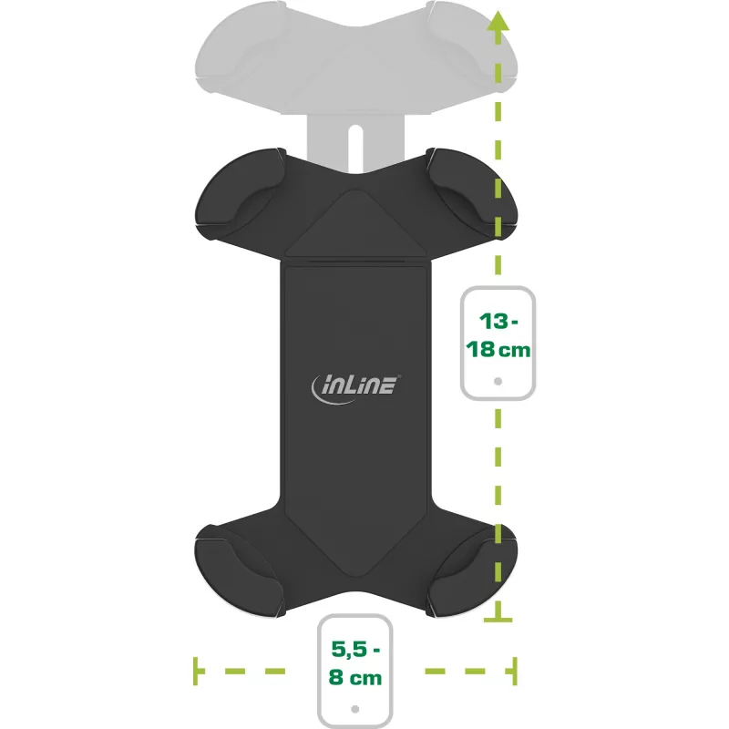Passieve houder InLine One Click Easy 3 Drive & Ride set