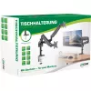 InLine tafelhouder met lift voor twee monitors tot 82 cm (32 inch), 9 kg