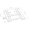InLine notebookhouder / -standaard met VESA-75-adapter