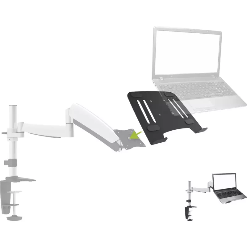 InLine notebookhouder / -standaard met VESA-75-adapter
