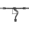 InLine desktopmontage met lift en USB3.0, beweegbaar, voor 3 displays tot 27 inch