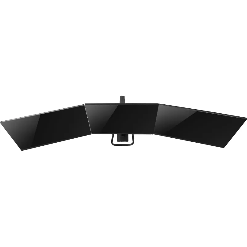 InLine desktopmontage met lift en USB3.0, beweegbaar, voor 3 displays tot 27 inch