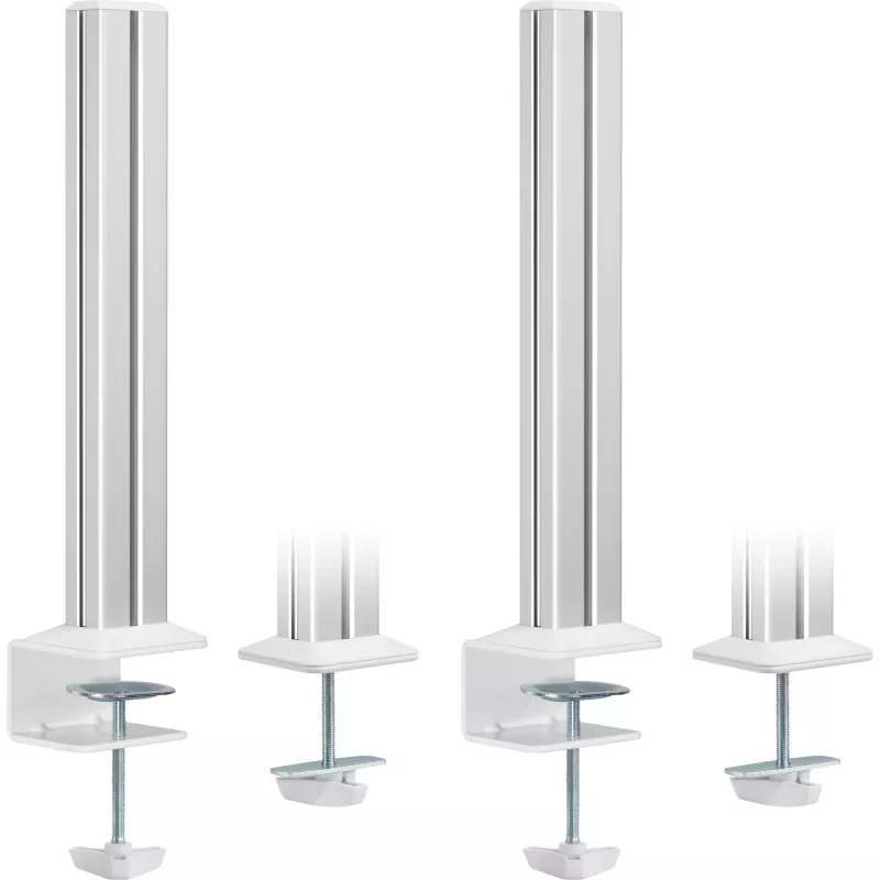 InLine 23181E slatwall tafelmountpaneel aluminium 1 m met 2 steunen 0,43 m
