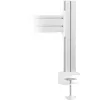 InLine 23181E slatwall tafelmountpaneel aluminium 1 m met 2 steunen 0,43 m