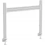 InLine 23181F slatwall tafelmountpaneel aluminium 1 m met 2 steunen 0,86 m
