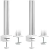 InLine 23181F slatwall tafelmountpaneel aluminium 1 m met 2 steunen 0,86 m