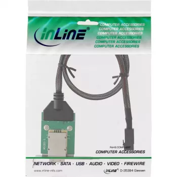 InLine SAS HD low-profile adapterhouder ext. SFF-8088 / int. SFF-8643 0,5 m