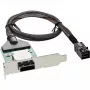 InLine SAS HD low-profile adapterhouder ext. SFF-8088 / int. SFF-8643 0,75 m