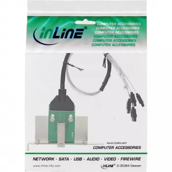 SATA-interfacekaart InLine SFF-8644 4x SATA