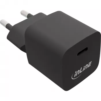 InLine USB-oplader single USB-C, Power Delivery, PPS, 33W, zwart
