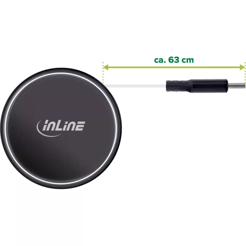 InLine 31502R mobiele oplader universeel zwart sigarettenaansteker snelladen auto