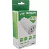 InLine USB PD-voeding, GaN-oplader, 3-poorts, dual USB-C + USB-A, 65W, wit