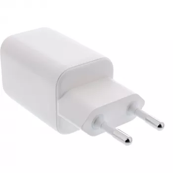 InLine USB-voeding, oplader USB-A + USB-C, 33W, PD + QC, wit