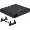 InLine GaN USB-voeding, 4 poorten, 2x USB-C + 2x USB-A, 120 W, zwart (31515B)