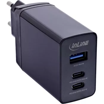 InLine 31516D mobiele oplader universeel zwart AC snelladen binnen