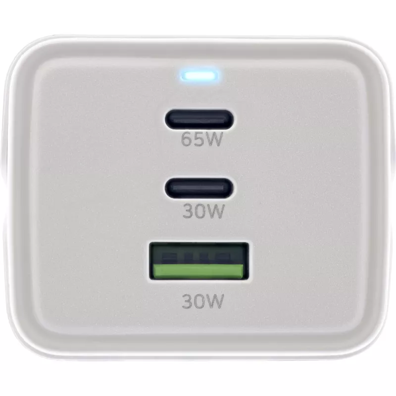 InLine USB-voeding, GaN-oplader, 2x USB-C, 1x USB-A, PD 3.0, veiligheidsstopcontact