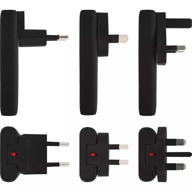 USB-voedingsoplader InLine 31519B dual USB-C 65W netadapter met twee USB-C-aansluitingen