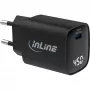 InLine USB PD-voeding, GaN-oplader, 1 poort, USB-C, 45W, met display