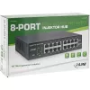 InLine PoE+ Gigabit netwerk-injectorhub 8 poorten (8x PoE+), 1 Gbit/s, 19 inch 1U