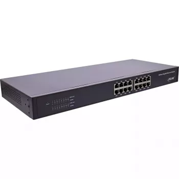 InLine Gigabit netwerkswitch 16 poorten, 1Gb/s, 19 inch 1U, ventilatorloos