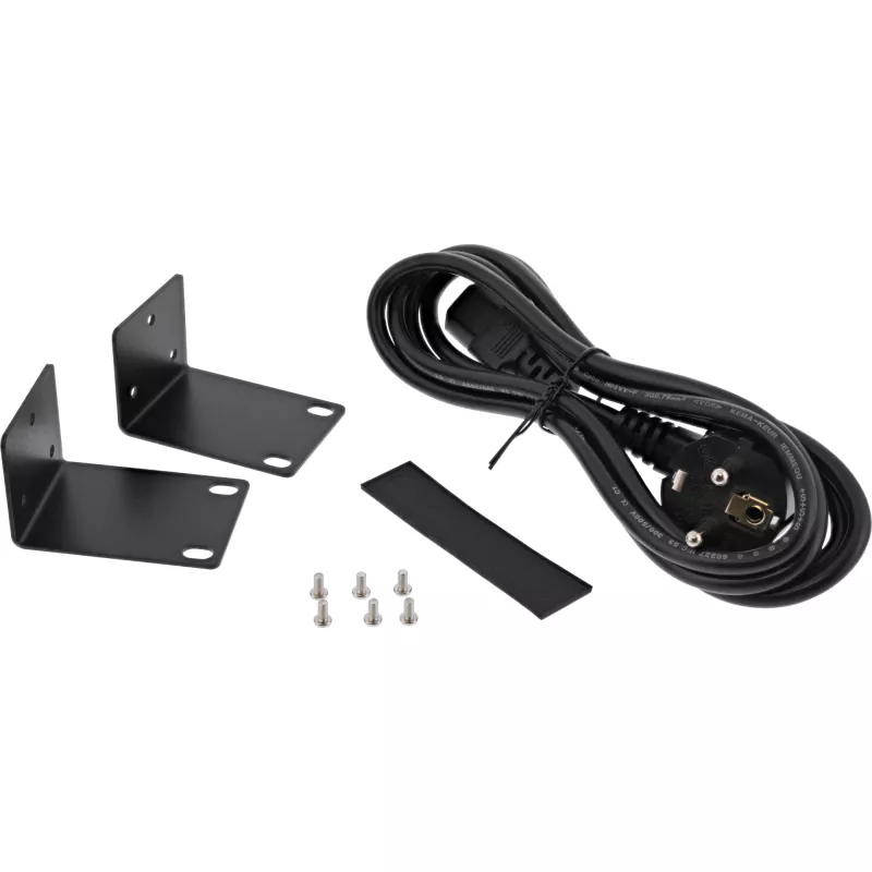 InLine PoE+ Gigabit injectorhub 16 poorten PoE+ 250 W, 19" 1U, beugels inbegrepen, 2 ventilatoren, zwart