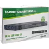 InLine PoE+ Gigabit netwerkswitch 24 poorten, 1 Gb/s, 2xSFP, 19 inch 1HE (incl. beugels)