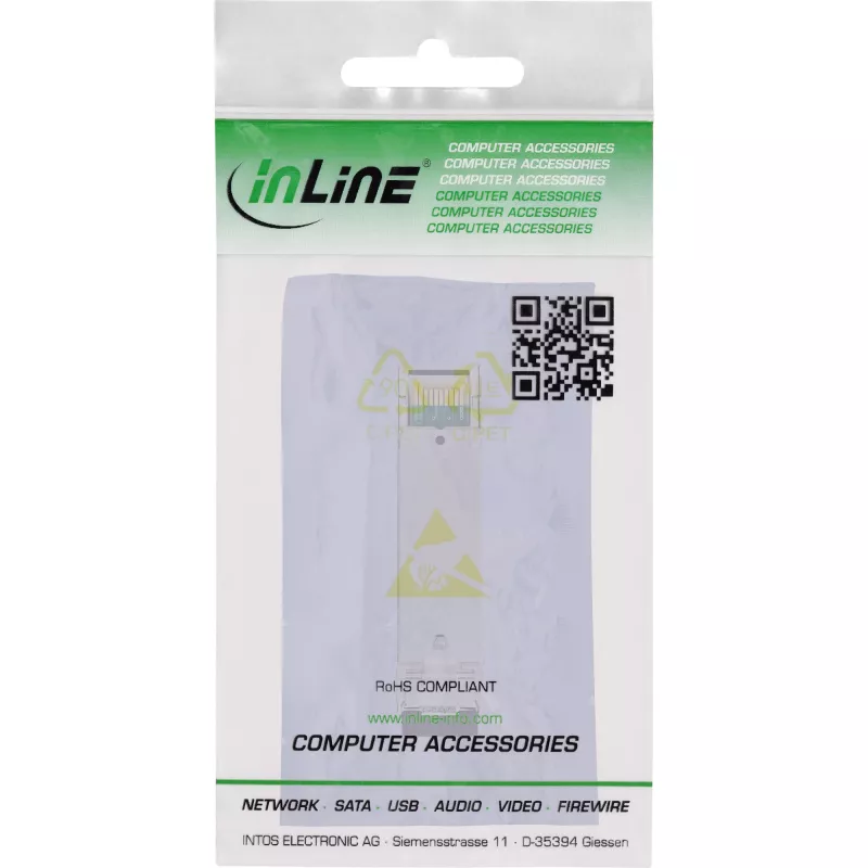 InLine SFP+ module glasvezel 1310nm singlemode met LC-bussen, 10km, 10Gb/s