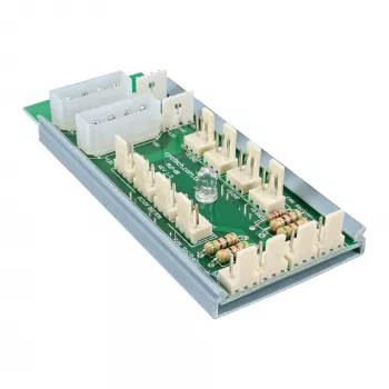 InLine multi-poortpaneel 2x Molex 4 pin naar 12 x 3 pin ventilatoraansluiting voor 12 ventilatoren